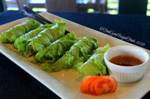 Baguio Sunset View Ridge Residences inhouse resto 2018 Baguio Sunset View Ridge Residences inhouse resto beef belly in pouch lettuce 2018