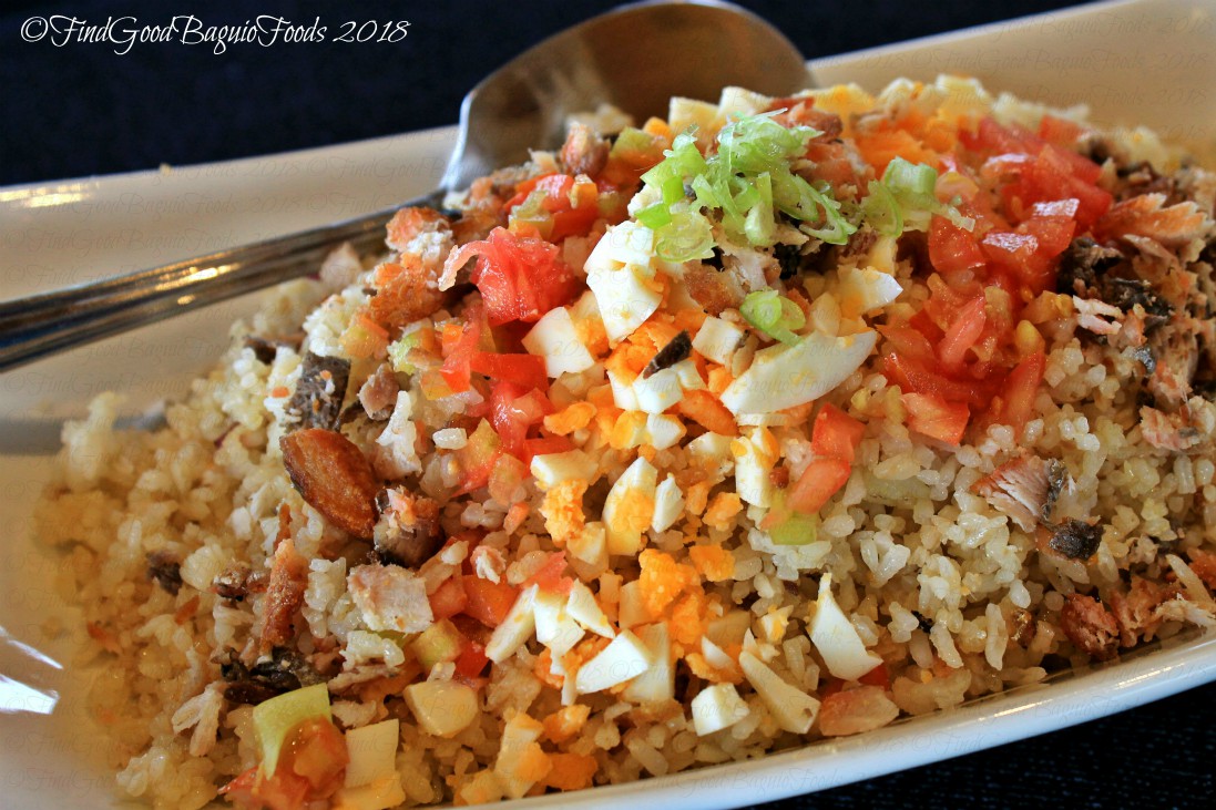 Baguio Sunset View Ridge Residences inhouse resto tinapa rice 2018