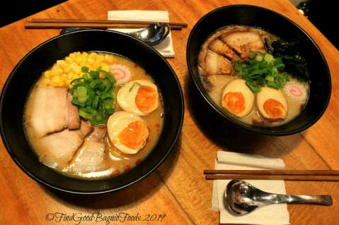 Baguio Homie's Milk Tea and Takoyaki miso ramen, chashu ramen 2019