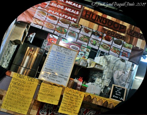 Baguio Hunggop Kayu at Food Hub menu 2019