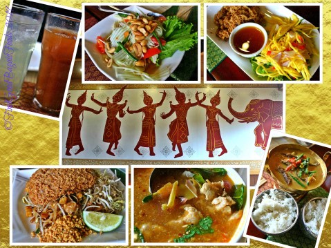 Baguio Somtam Thai Restaurant 2019 lemon grass-pandan, and tamarind drinks, som tam, yum pla dook, pad Thai, tom yum, green curry