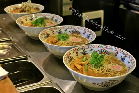 Baguio Agara Ramen 2019 Ramen bowls awaiting the final touches
