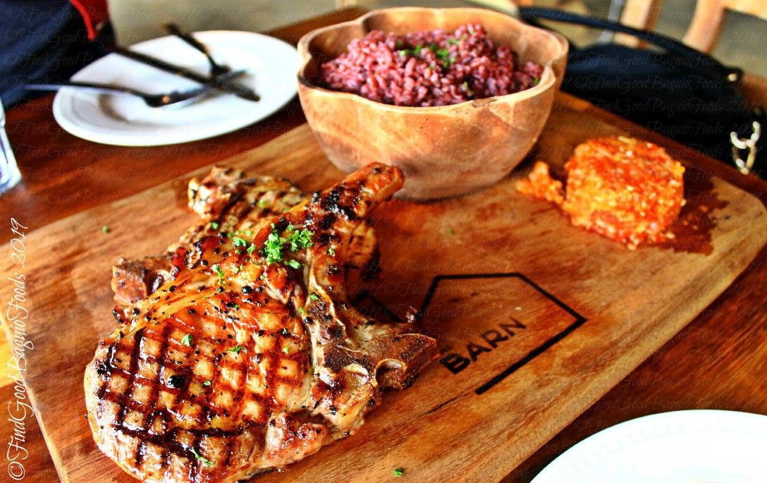 La Trinidad metro Baguio The Barn Restaurant pork chop with banana blossom relish 2019