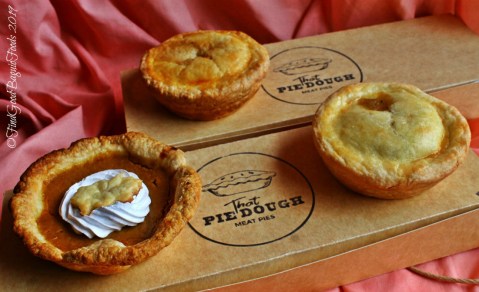 Baguio That Pie Dough 2019 Baguio That Pie Dough sampler box pumpkin pie, chicken pot pie, steak and gravy pie 2019