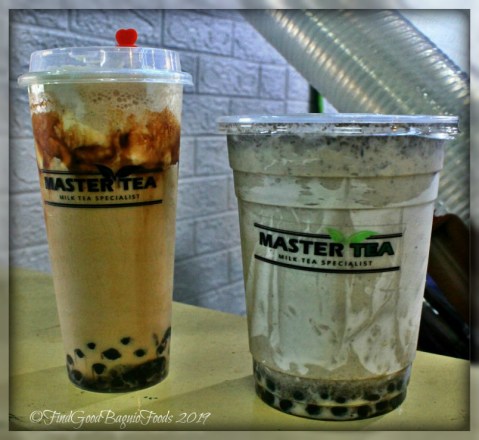 Baguio Master Tea Milk Tea Specialist 2019 Okinawa brown sugar cream cheese milk tea, 1 liter cookies and cream