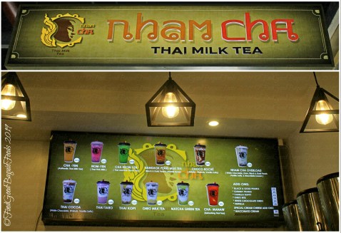 Baguio Nham Cha Thai Milk Tea 2019 menu
