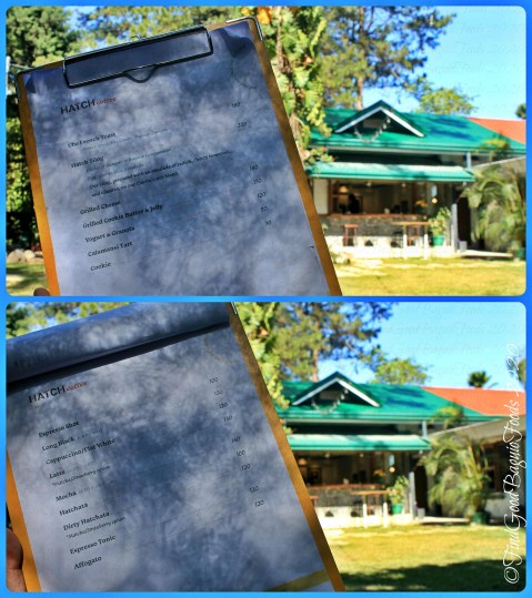 Baguio Hatch Coffee at Easter Home 2020 menu