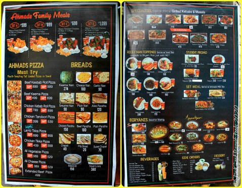 Baguio Ahmad Brothers Cafe, Halal Foods, Kebab, Tandoori, Grills and Halal Pizza 2020 menu