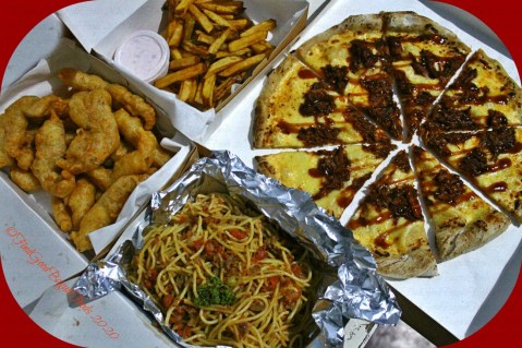 Baguio Fremantle Pizzeria 2020 Fish and chips pulled pork pizza Baguio longanisa pasta 