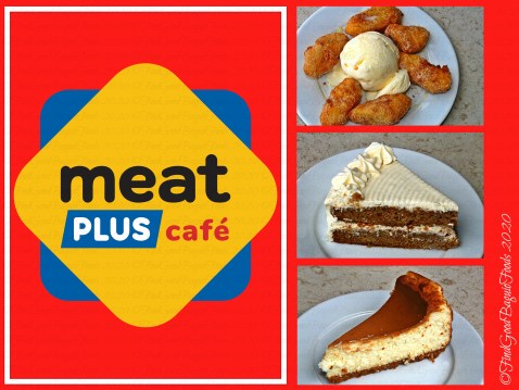Baguio Meat Plus Cafe 2020 Baguio Meat Plus Cafe 2020 desserts - banana fritters, carrot cake, and cheesecake