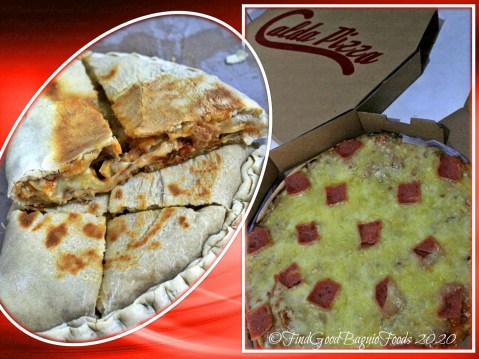 Baguio Calda Pizza 2020 Calzone and etna pizza