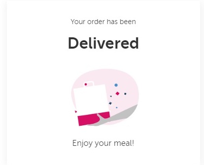 Baguio FoodPanda 2020 delivered icon