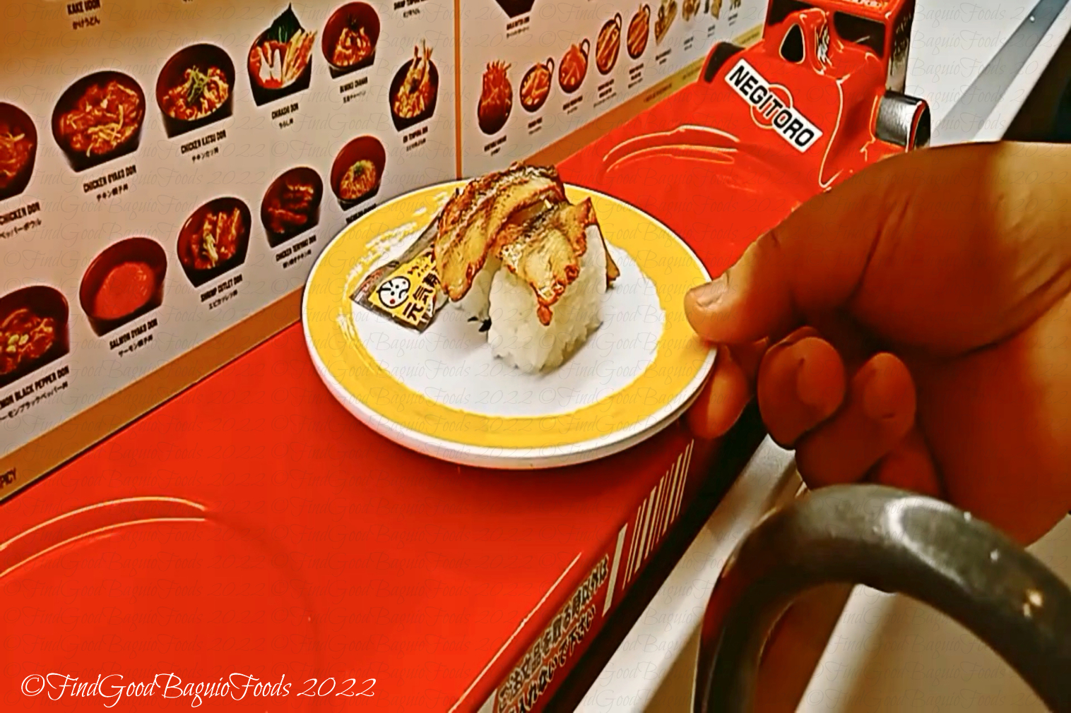 Baguio Genki Sushi 2022 Baguio Genki Sushi 2022 Seared grilled river eel nigiri
